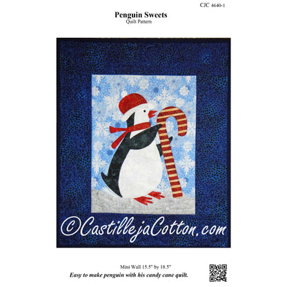 Penguin Sweets Quilt CJC-46401e - Downloadable Pattern