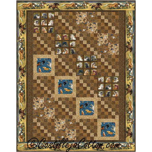 Canyon Ridge Pathways Quilt Pattern CJC-4672 - Paper Pattern