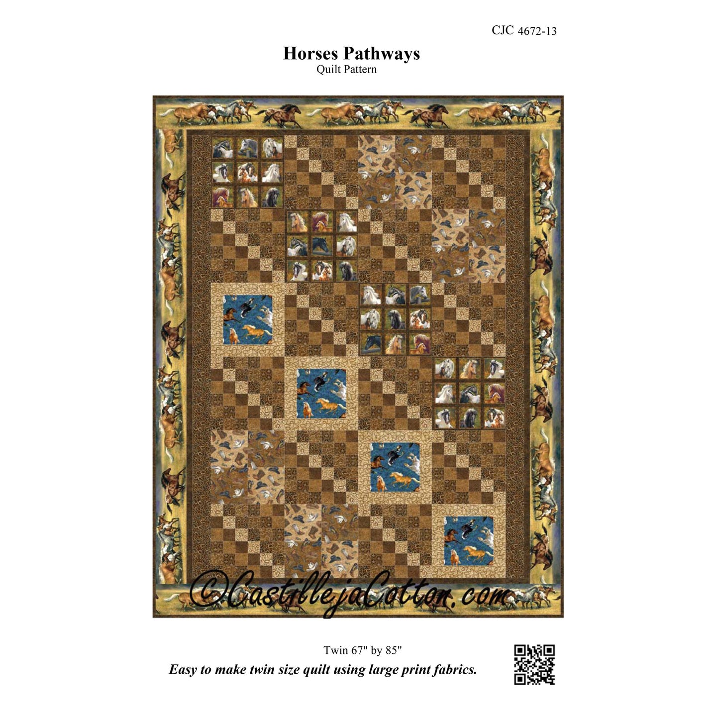 Canyon Ridge Pathways Quilt Pattern CJC-4672 - Paper Pattern