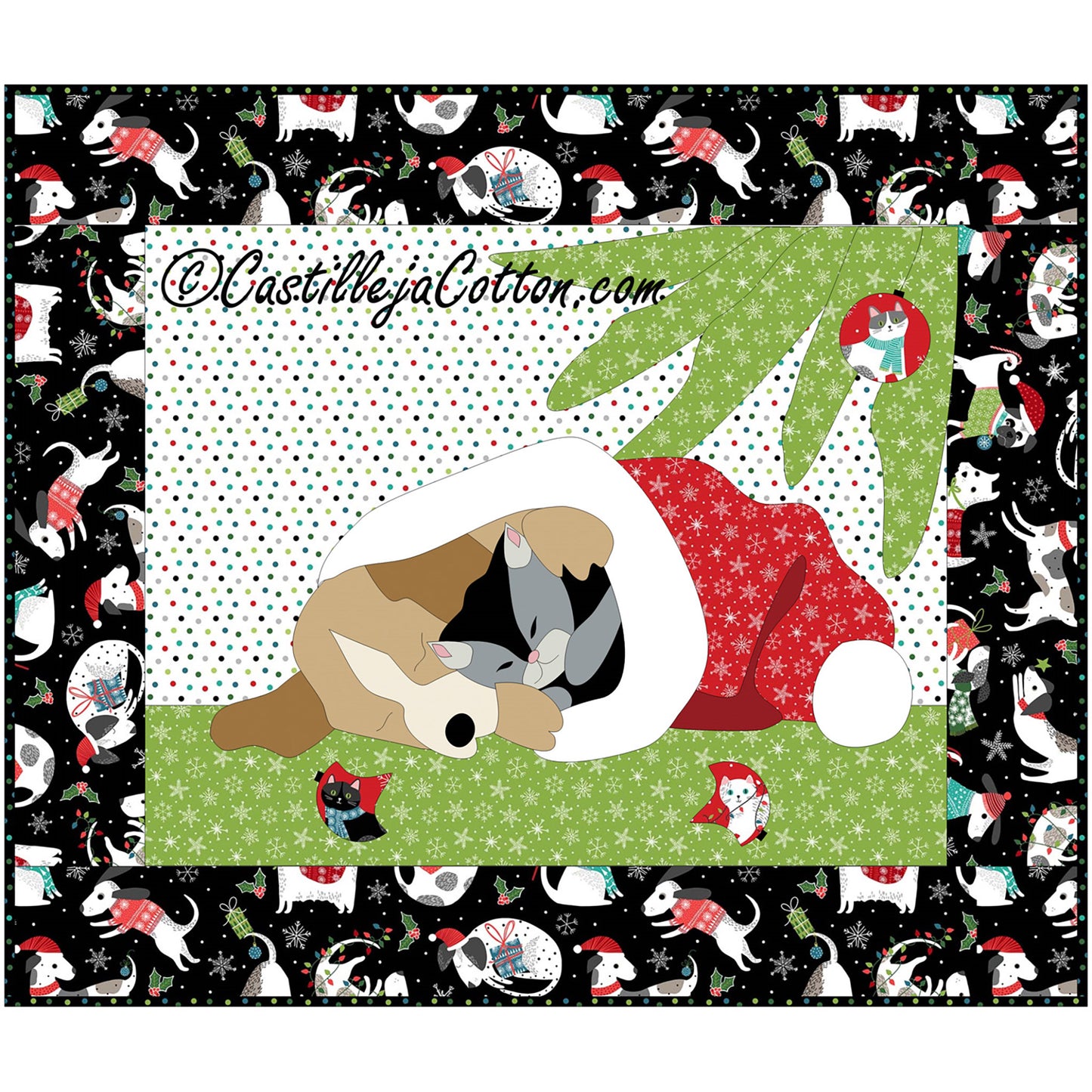 Christmas Mischief Wall Hanging CJC-46762e - Downloadable Pattern