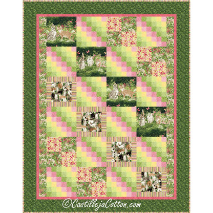 Whisker's Garden Paths Quilt CJC-4709e - Downloadable Pattern