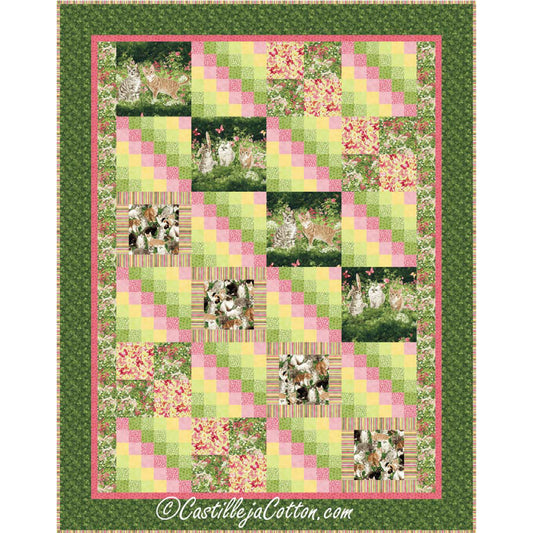 Whisker's Garden Paths Quilt Pattern CJC-4709 - Paper Pattern