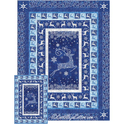 Reindeer Prance Quilt CJC-4748e - Downloadable Pattern