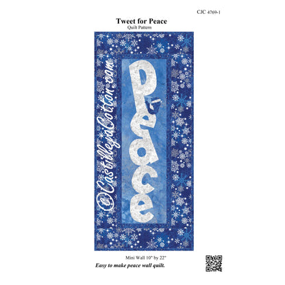 Tweet for Peace Quilt Pattern CJC-47691 - Paper Pattern
