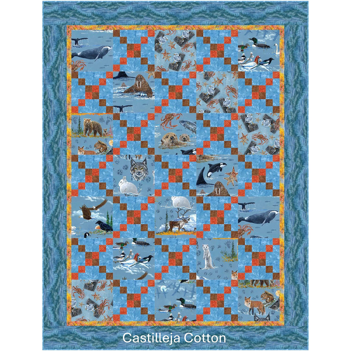 Land Sea Sky Quilt CJC-47759e - Downloadable Pattern