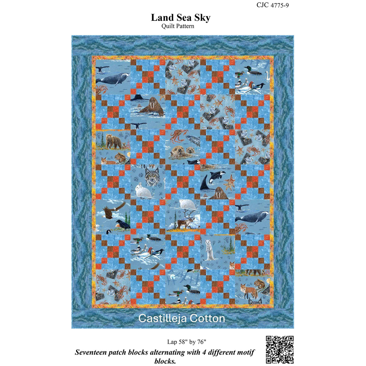 Land Sea Sky Quilt CJC-47759e - Downloadable Pattern
