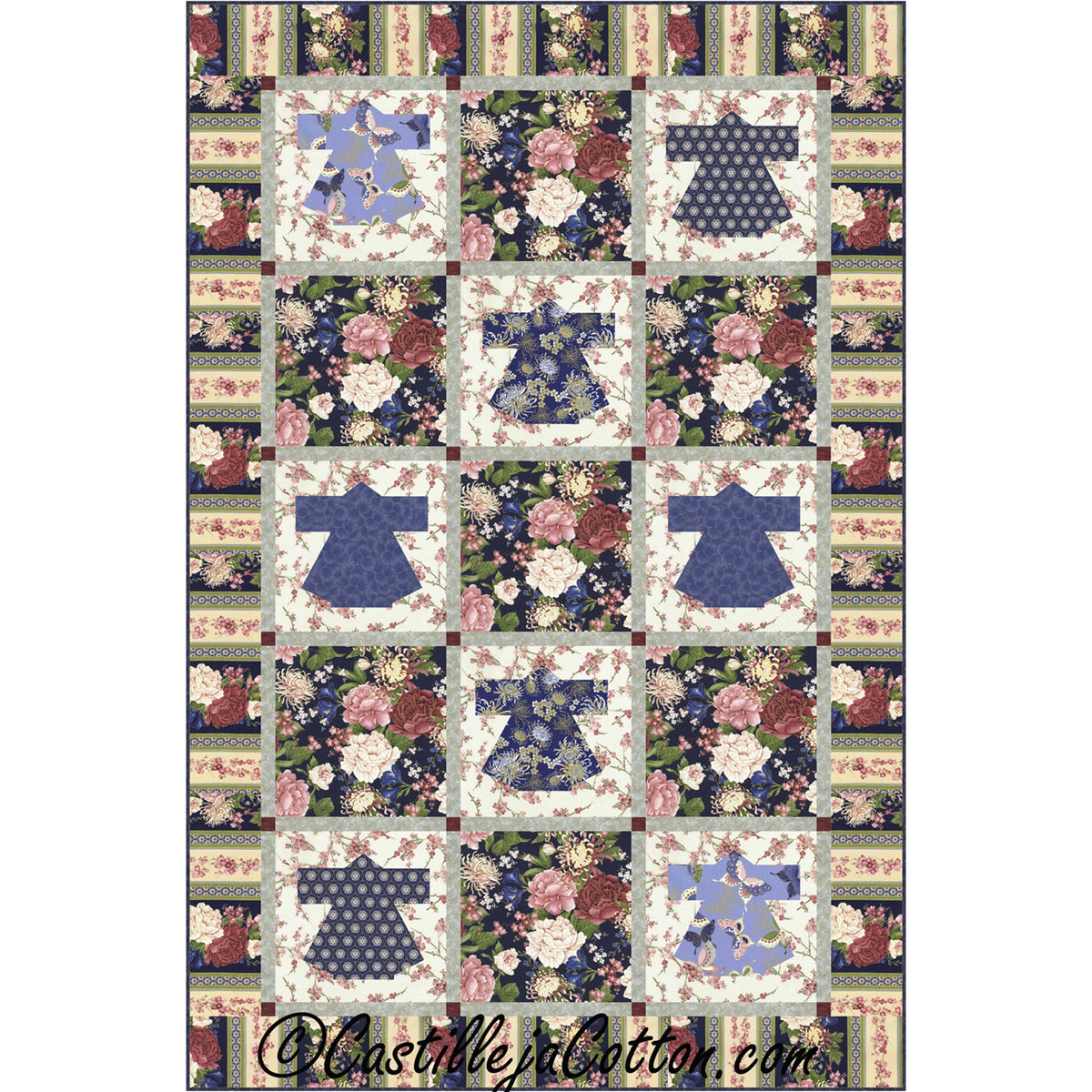 Kyoto Kimonos Quilt Pattern CJC-47823 - Paper Pattern