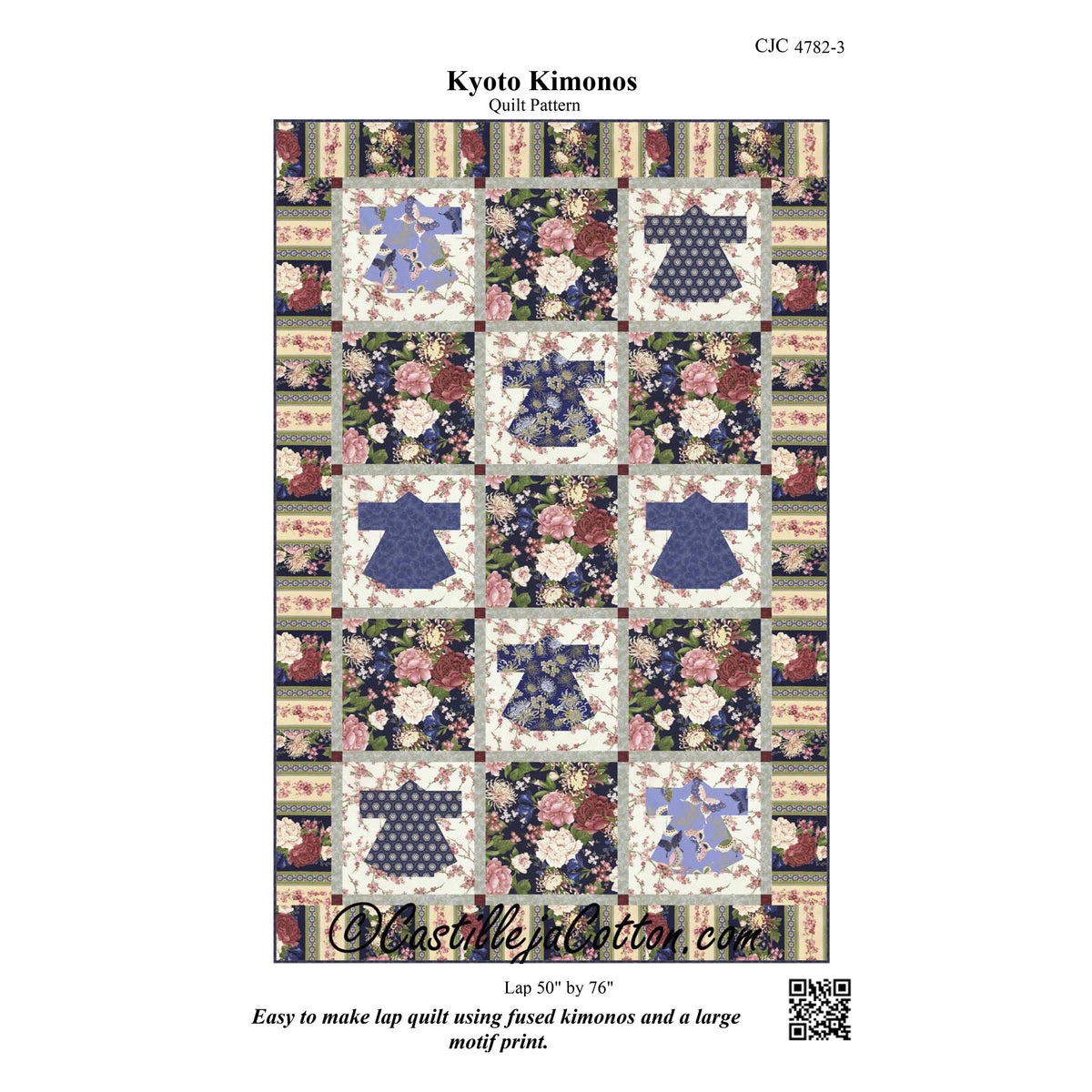 Kyoto Kimonos Quilt Pattern CJC-47823 - Paper Pattern