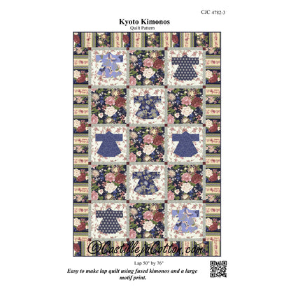 Kyoto Kimonos Quilt Pattern CJC-47823 - Paper Pattern