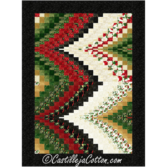Bargello Peaks Jingle Quilt Pattern CJC-479711 - Paper Pattern