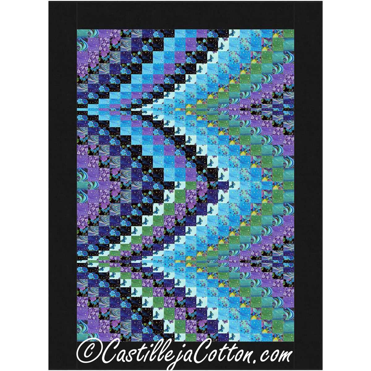 Bargello Peaks Utopia Quilt CJC-47975e - Downloadable Pattern