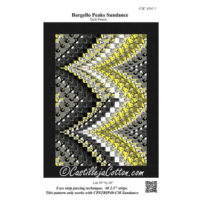 Bargello Peaks Sundance Quilt Pattern CJC-47977 - Paper Pattern