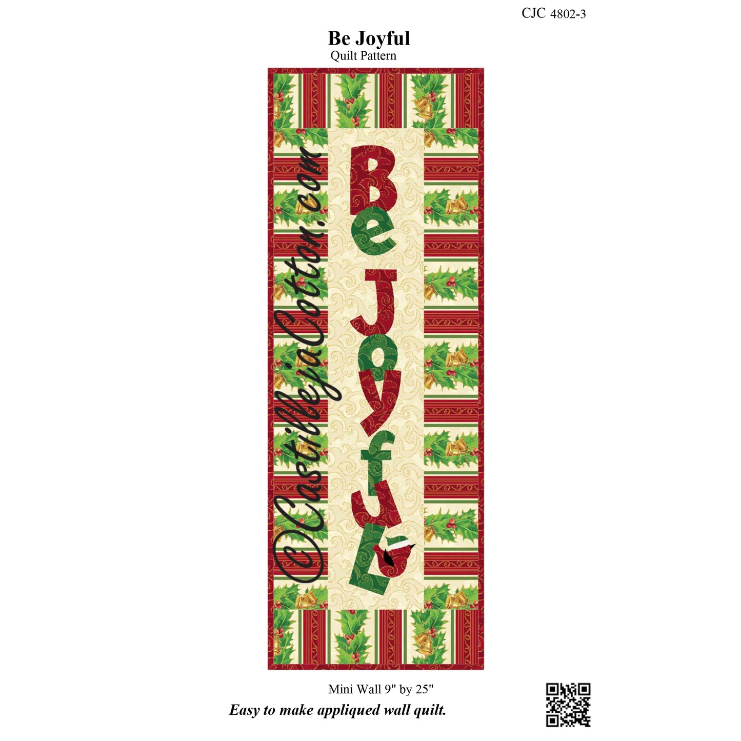 Be Joyful Quilt CJC-48023e - Downloadable Pattern