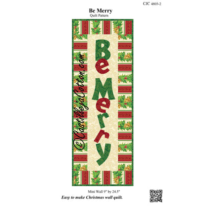 Be Merry Quilt Pattern CJC-48032 - Paper Pattern
