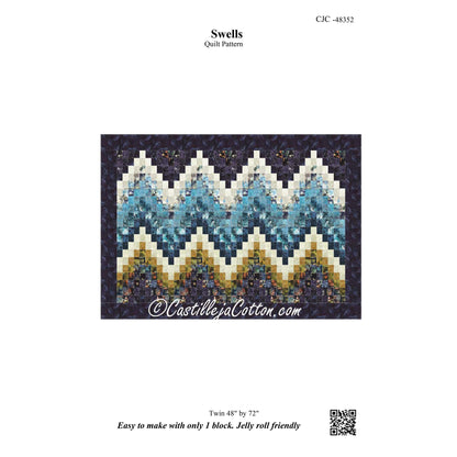 Swells Quilt Pattern CJC-48352 - Paper Pattern