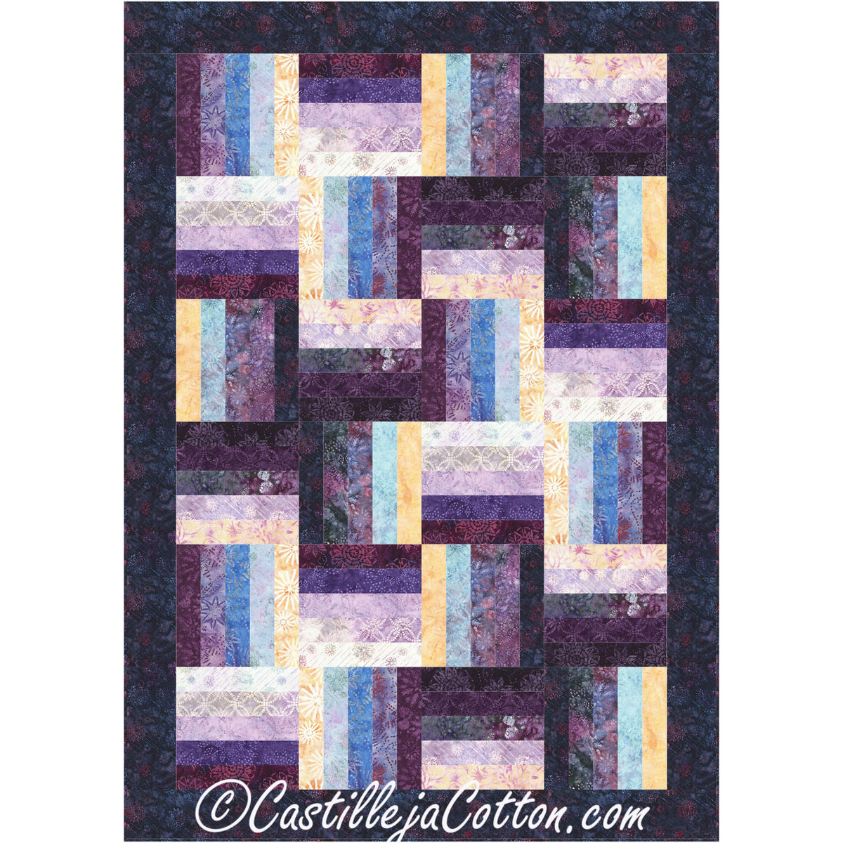 Emerging Pinwheels Quilt CJC-48365e  - Downloadable Pattern