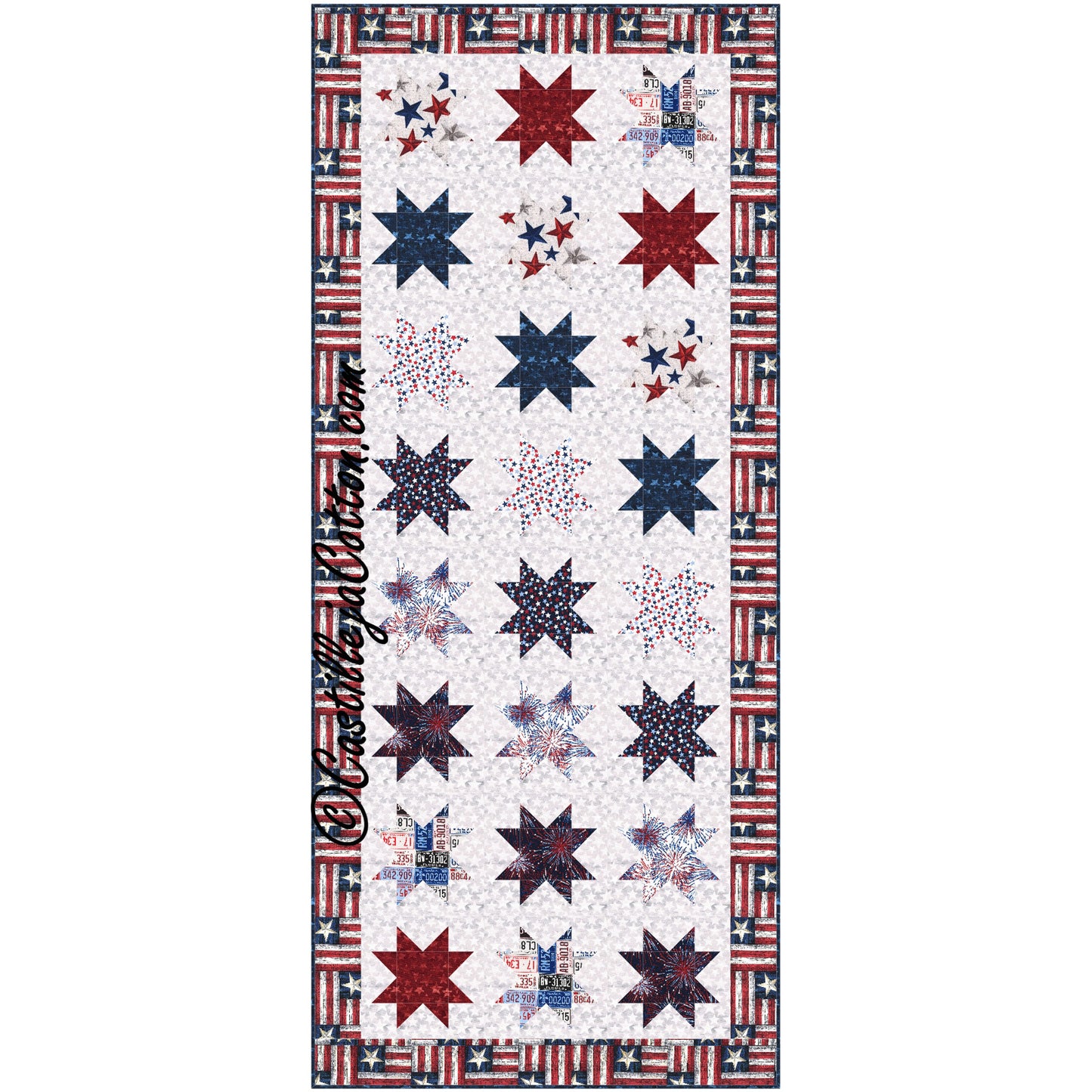 Floating Star Quilt Pattern CJC-48391w  - Wholesale Product