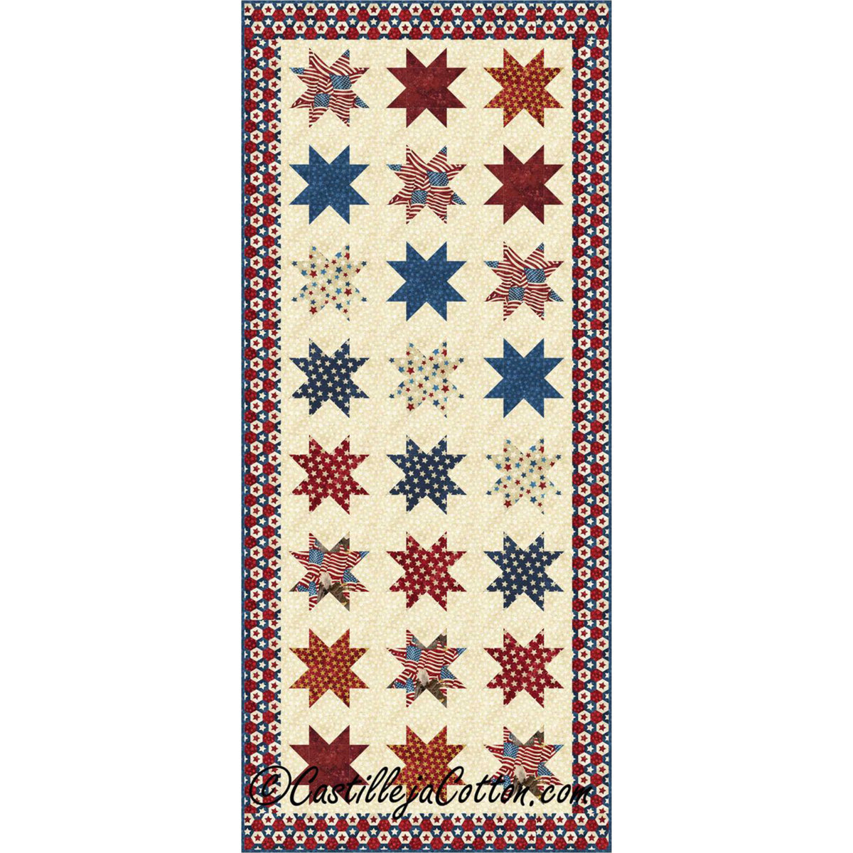 Floating Star Quilt CJC-48396e - Downloadable Pattern
