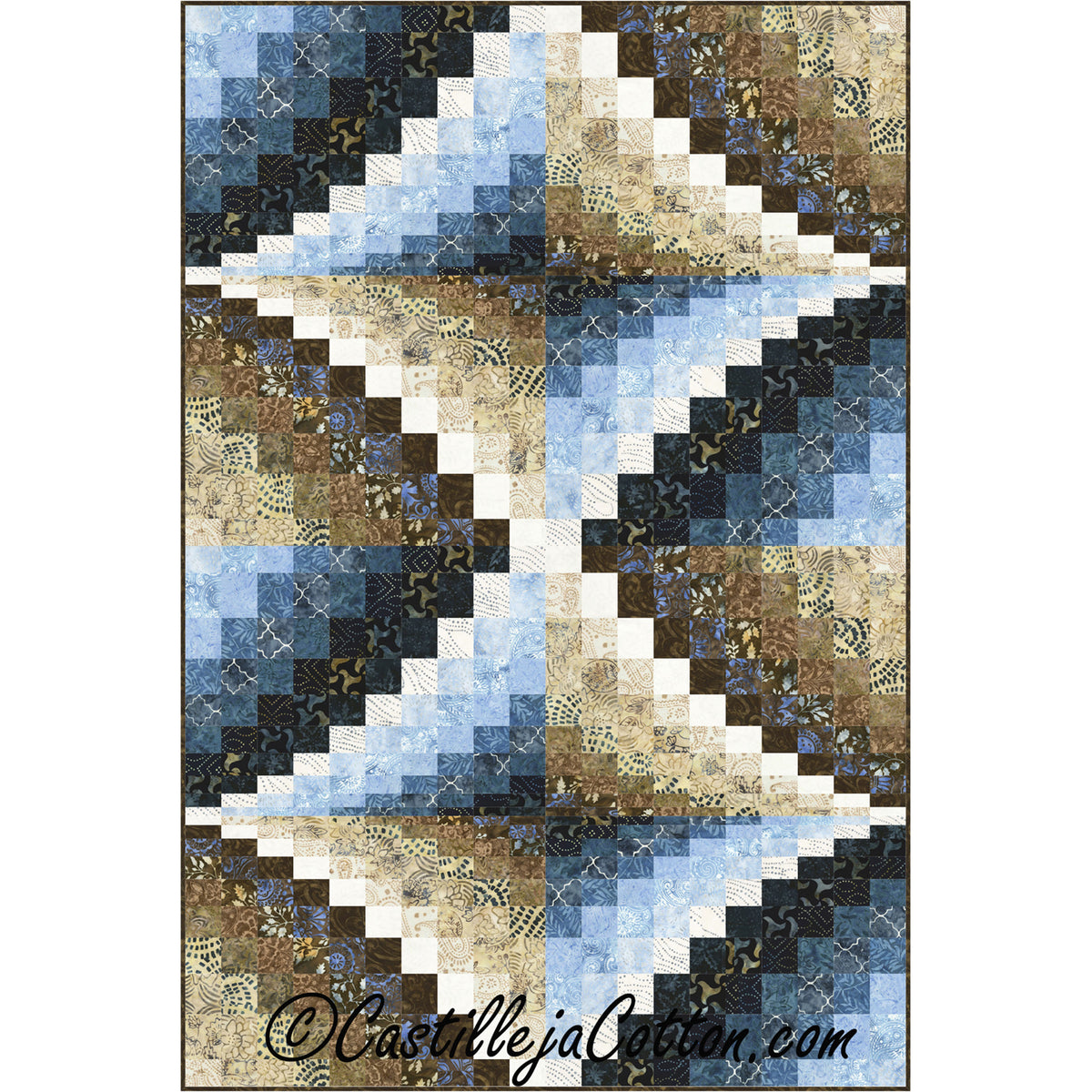Double Diamond Quilt Pattern CJC-48414 - Paper Pattern