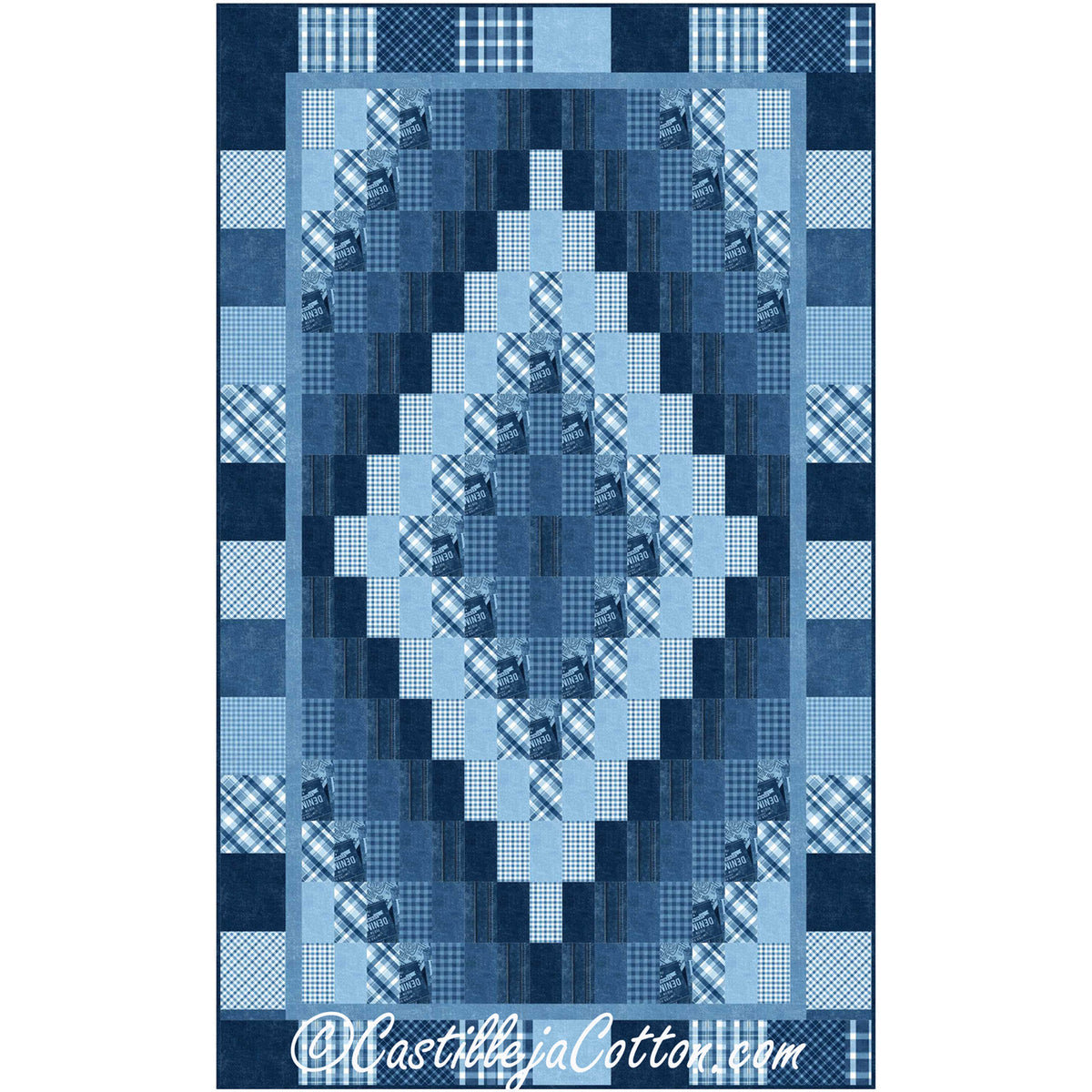 Diamond Lap Quilt Pattern CJC-486311 - Paper Pattern
