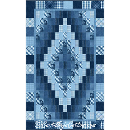 Diamond Lap Quilt Pattern CJC-486311 - Paper Pattern