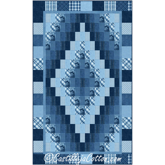 Diamond Lap Quilt Pattern CJC-486311 - Paper Pattern