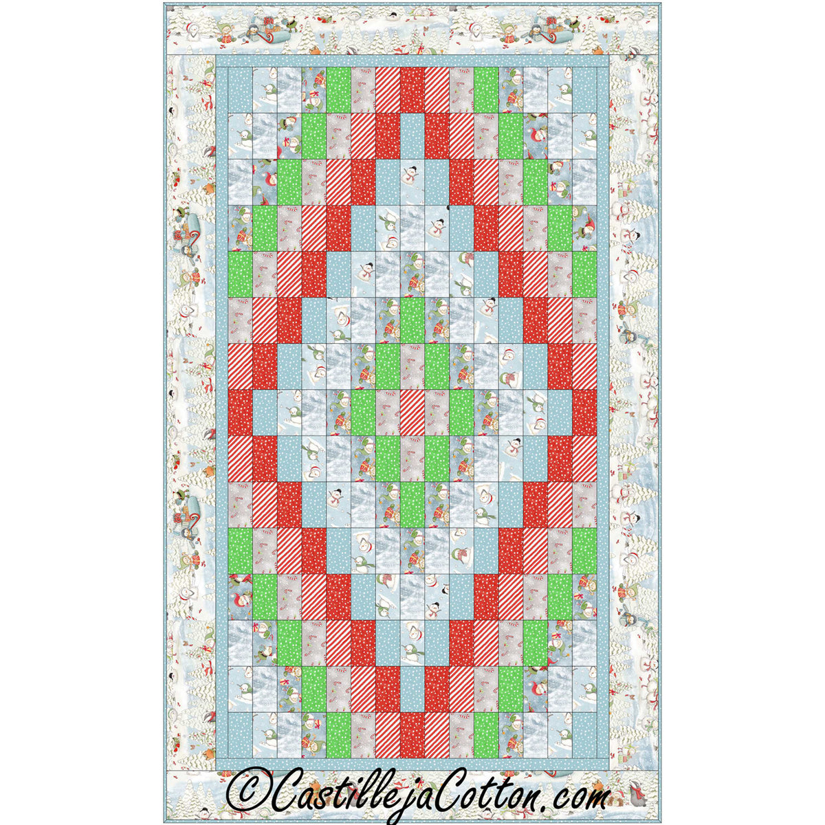 Diamond Lap Quilt CJC-486312e - Downloadable Pattern