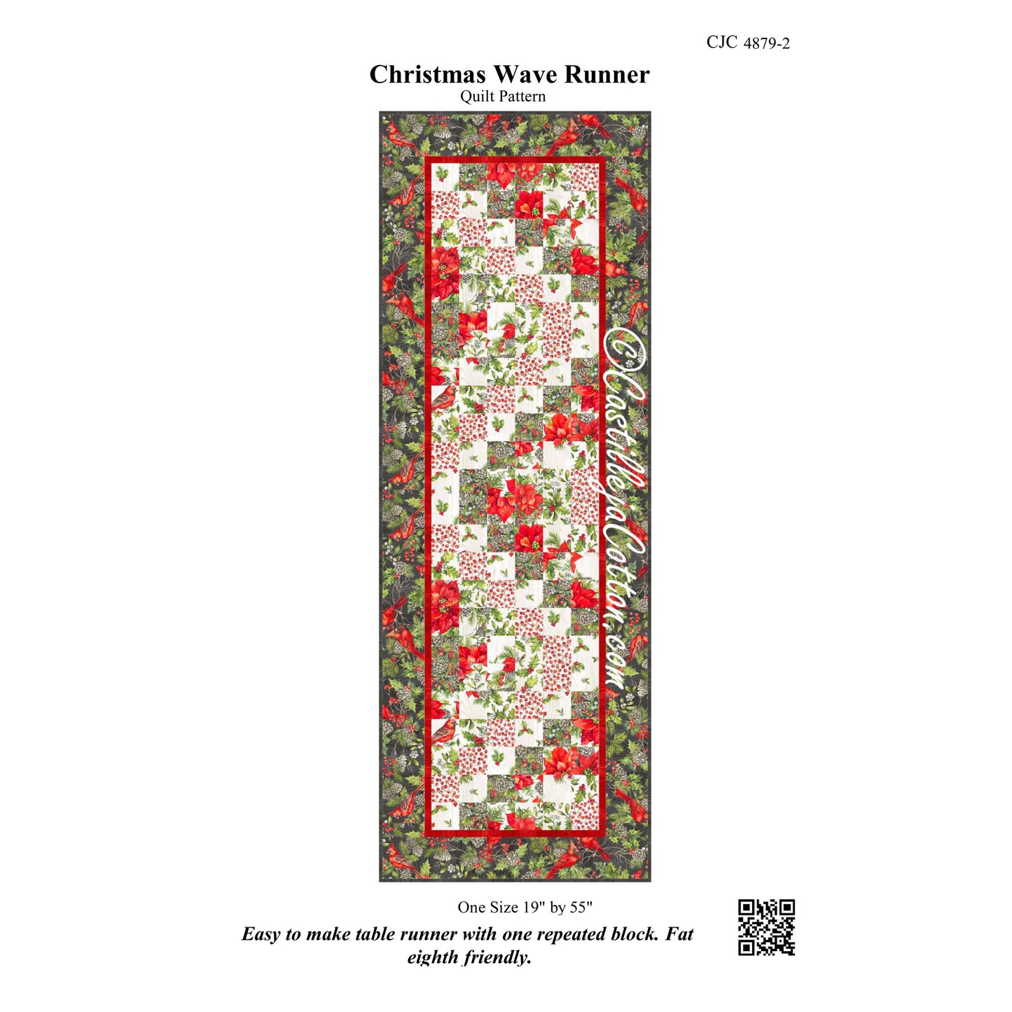 Christmas Wave Runner Pattern CJC-48792 - Paper Pattern