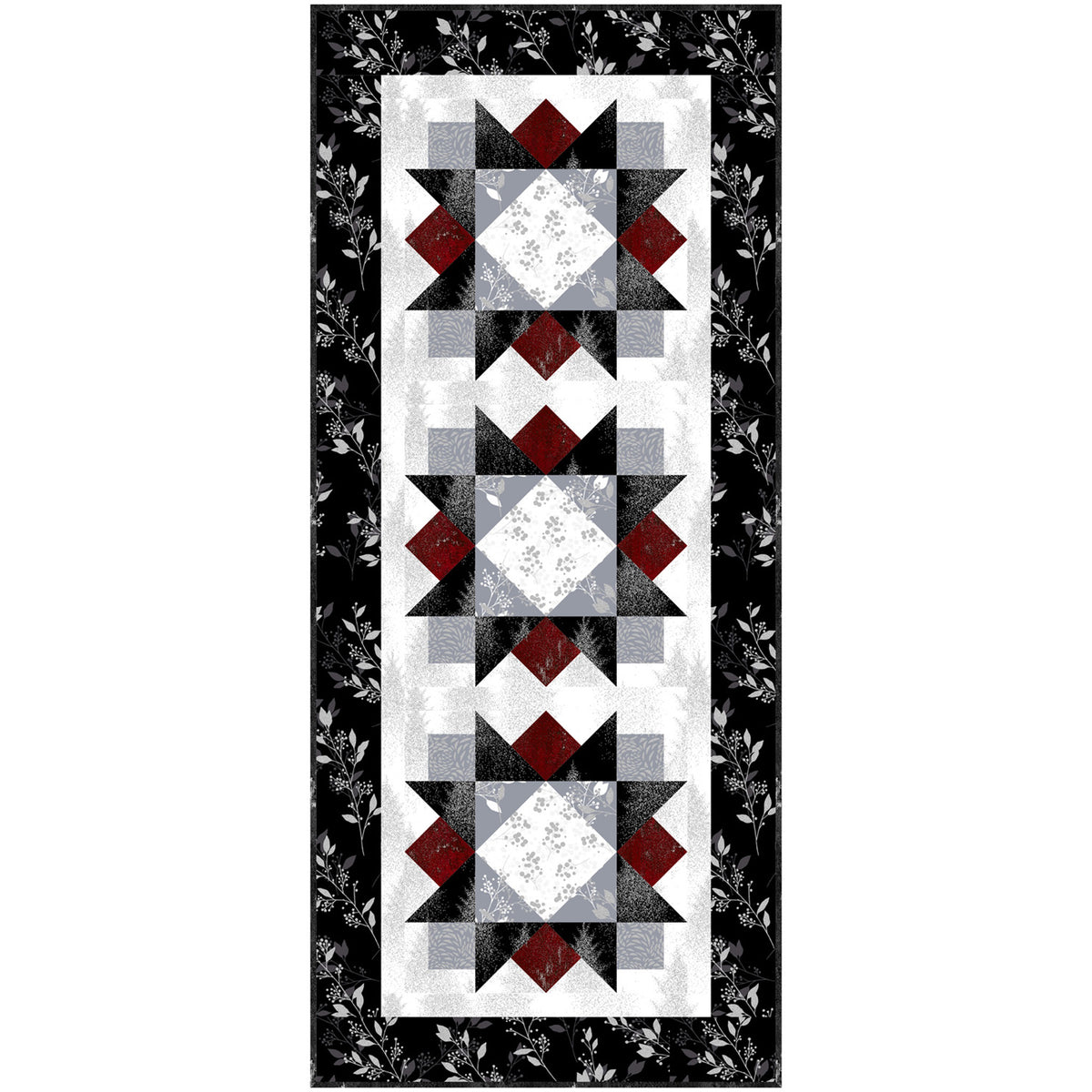 Star Flower Runner CJC-48975e - Downloadable Pattern