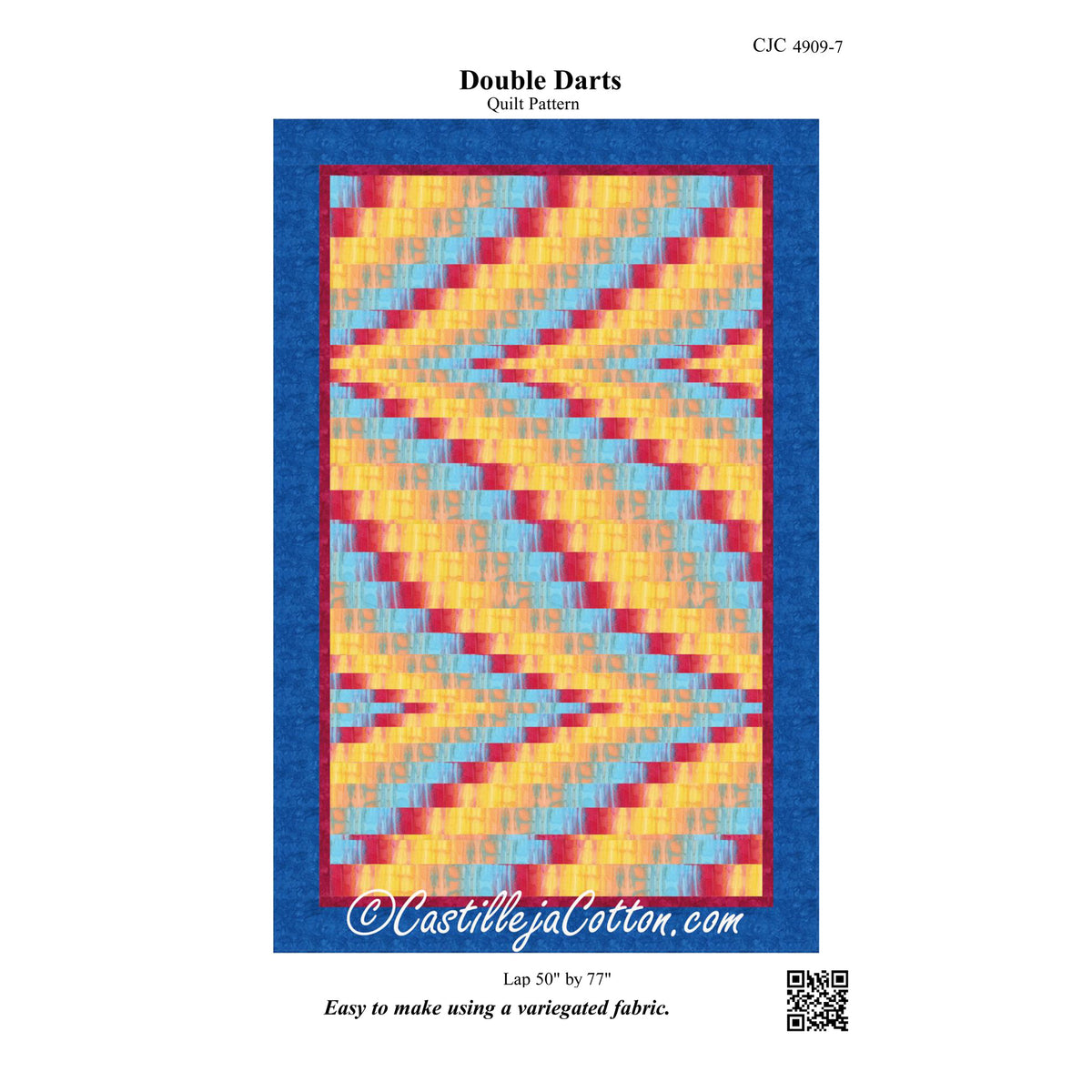 Double Darts Quilt Pattern CJC-49097 - Paper Pattern