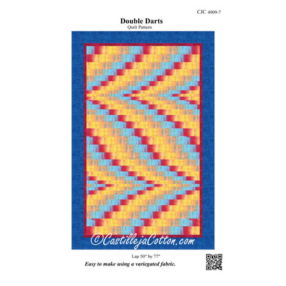 Double Darts Quilt Pattern CJC-49097 - Paper Pattern