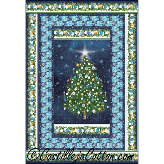 Snowy Christmas Quilt Pattern CJC-49113 - Paper Pattern