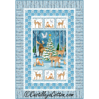 Forest Christmas Quilt Pattern CJC-49114 - Paper Pattern