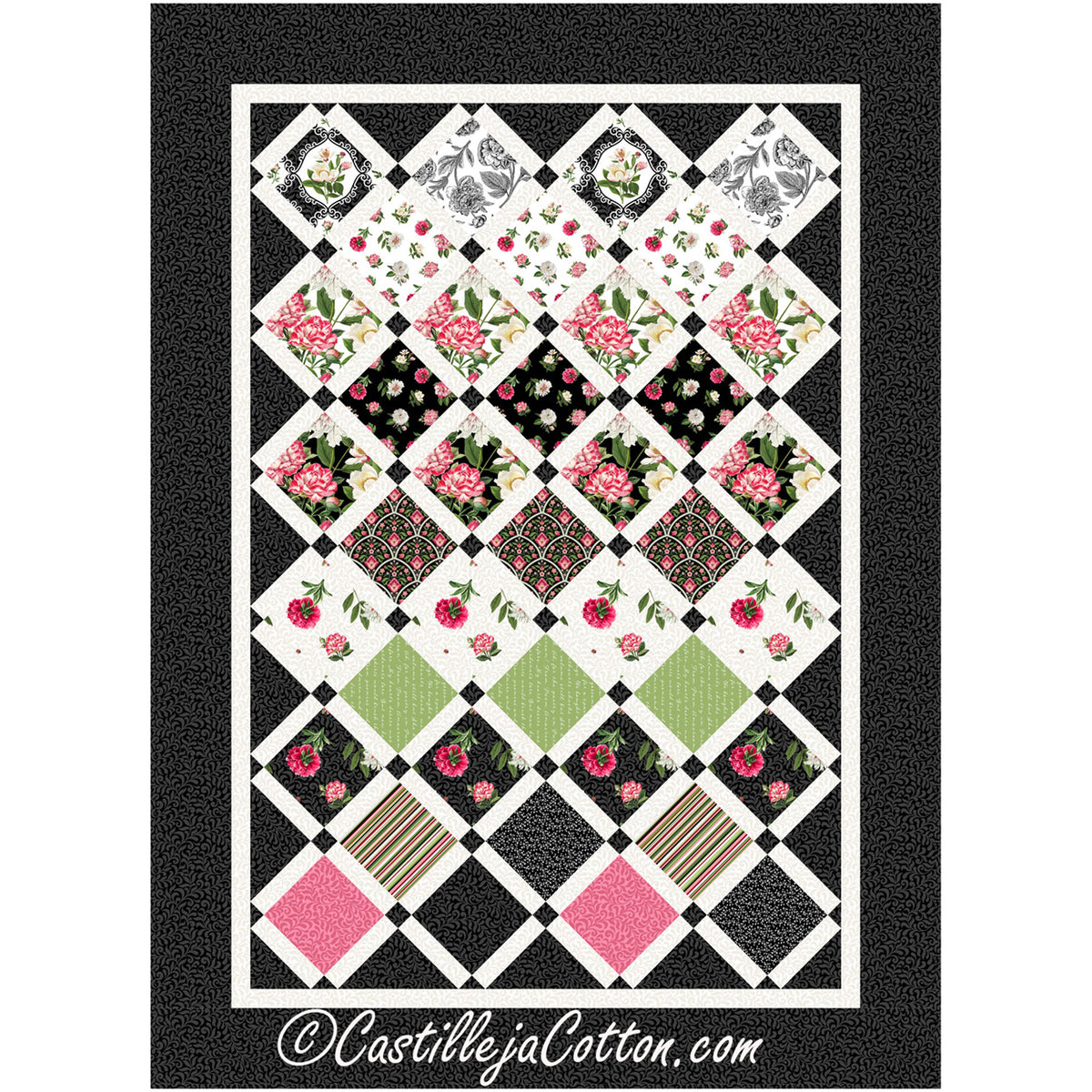 Bloom On Point Minis Quilt Pattern CJC-49297 - Paper Pattern