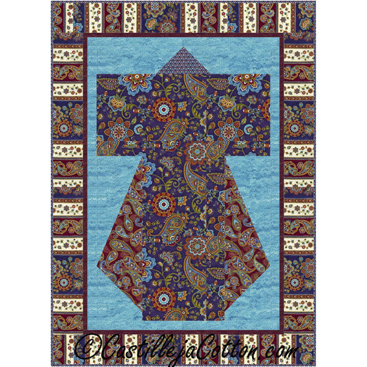 Jewel Kimono Quilt CJC-49424e - Downloadable Pattern