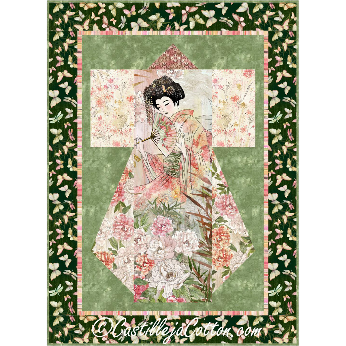 Jewel Kimono Quilt CJC-49427e - Downloadable Pattern
