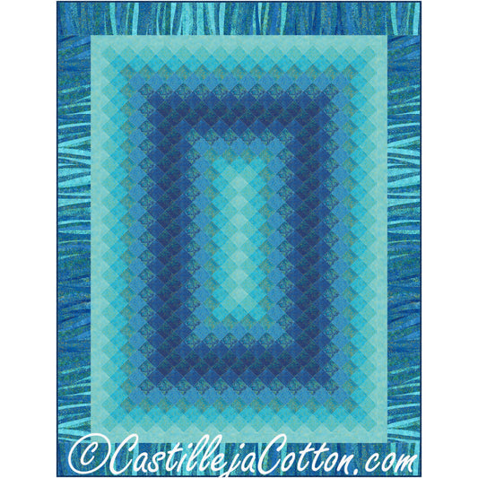 Shining Rectangle Quilt Pattern CJC-49441 - Paper Pattern