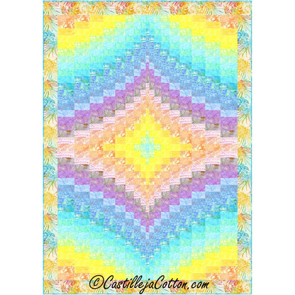 Twin Diamonds Quilt CJC-49503e - Downloadable Pattern