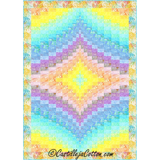 Twin Diamonds Quilt CJC-49503e - Downloadable Pattern