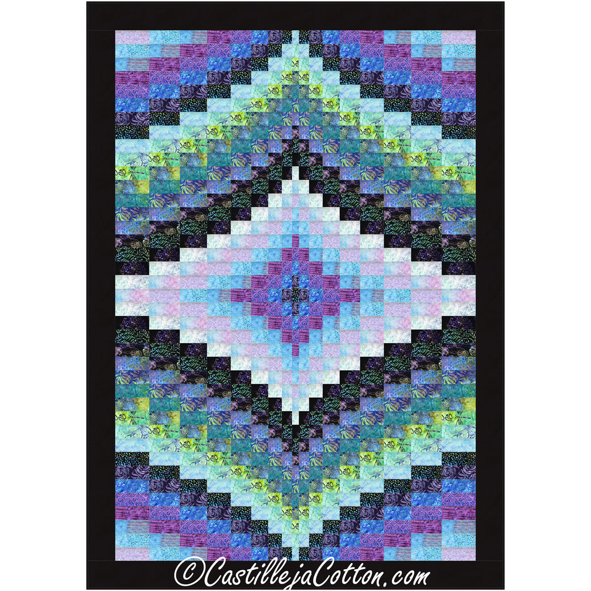 Twin Diamonds Quilt CJC-49504e - Downloadable Pattern