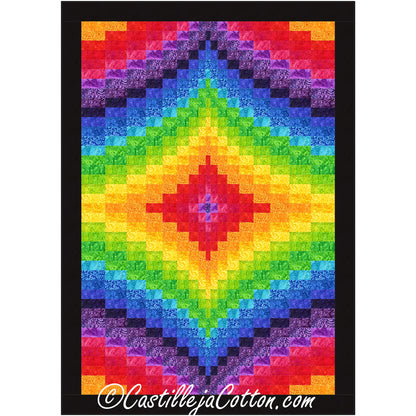 Twin Diamond Brightside Quilt CJC-49506e - Downloadable Pattern