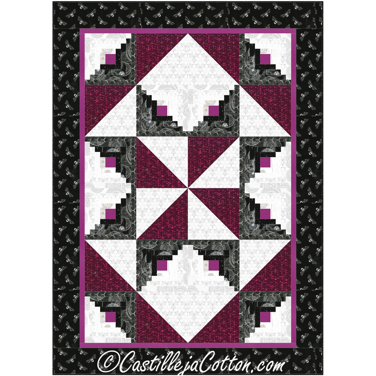 Pinwheel Star Quilt Pattern CJC-49692 - Paper Pattern