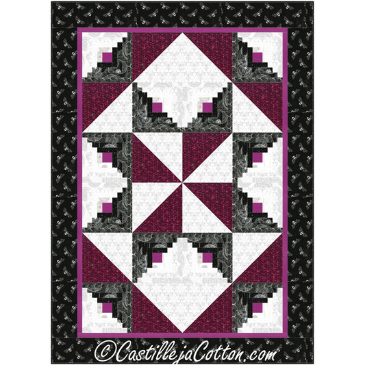 Pinwheel Star Quilt Pattern CJC-49692 - Paper Pattern
