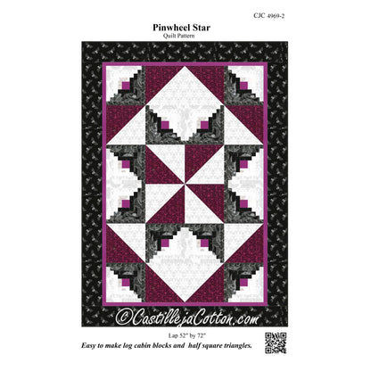 Pinwheel Star Quilt Pattern CJC-49692 - Paper Pattern