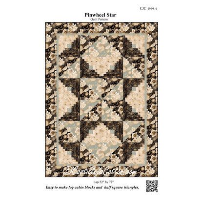 Pinwheel Star Quilt Pattern CJC-49694 - Paper Pattern