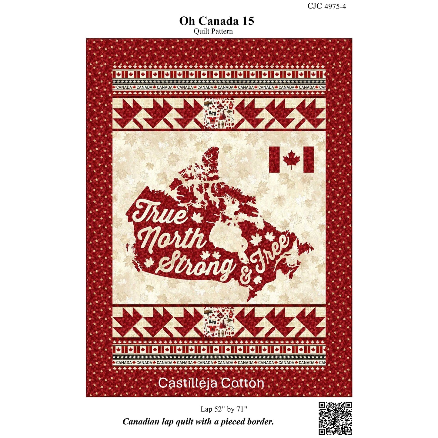 Oh Canada 15 Quilt CJC-49754e - Downloadable Pattern
