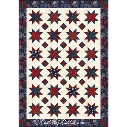 Stars with Diamonds Quilt Pattern CJC-49762 - Paper Pattern