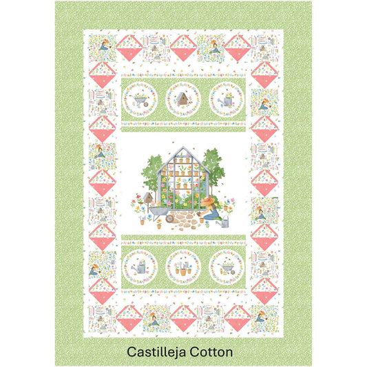 Gardening Quilt CJC-49802e - Downloadable Pattern