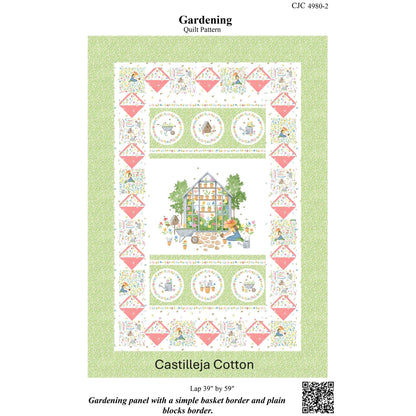 Gardening Quilt Pattern CJC-49802 - Paper Pattern