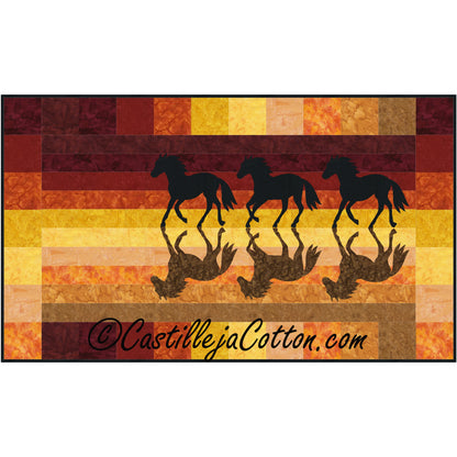 Horses at Sunset Quilt Pattern CJC-50005 - Paper Pattern
